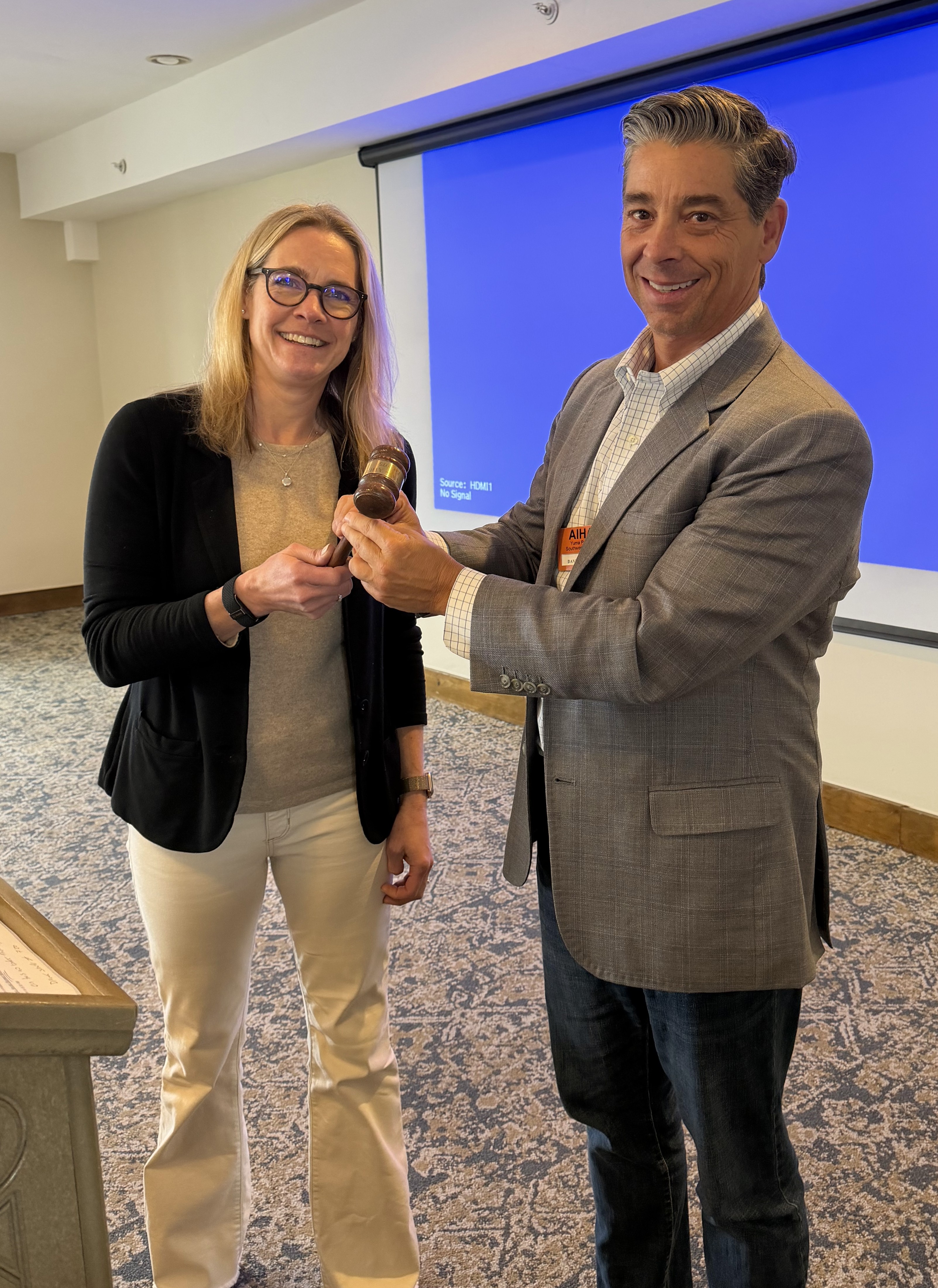 Passing the Gavel to the incoming President